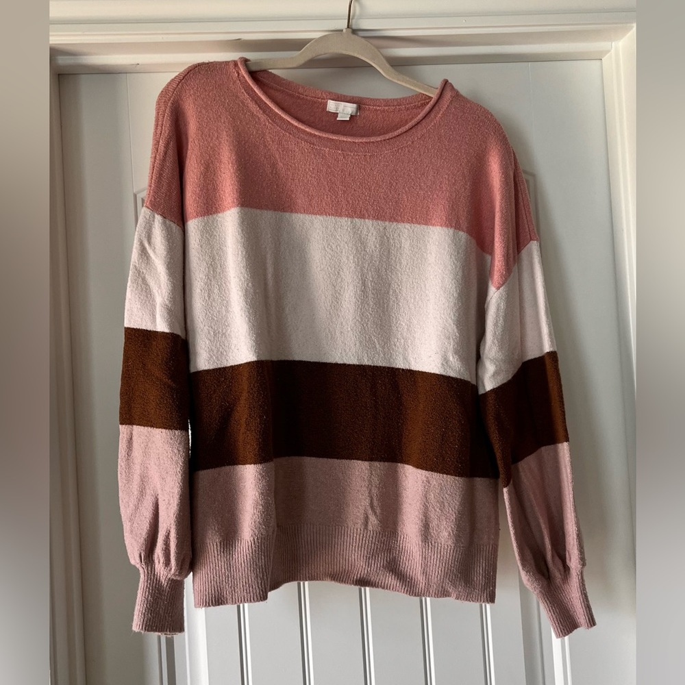 Striped Oversized Sweater
